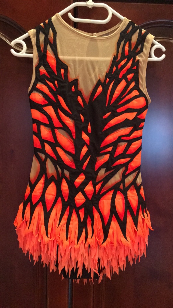 Festett rg versenydressz, Petra, festés után