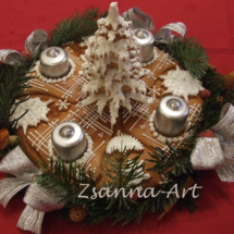 zsanna-art adventi koszoru